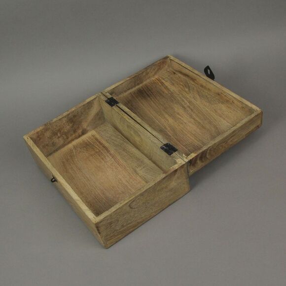 Set of 2 Hand Carved Marrakech Design Trinket Boxes Bohemian Decor - Picture 5 of 5